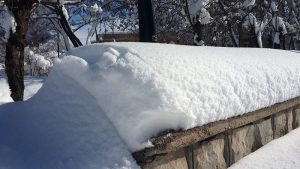 عملیات برف روبی شهرداری سفیددشت